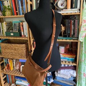 Madewell Tan Leather Crossbody Bag